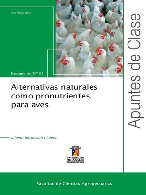 cover image of Alternativas naturales como para aves